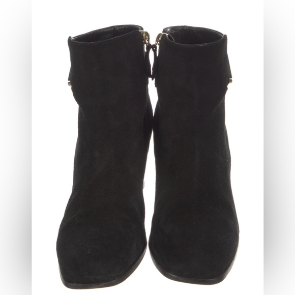 KIRKWOOD Black Suede Ankle Boots w/ Zip US7.5 - Picture 3 of 5